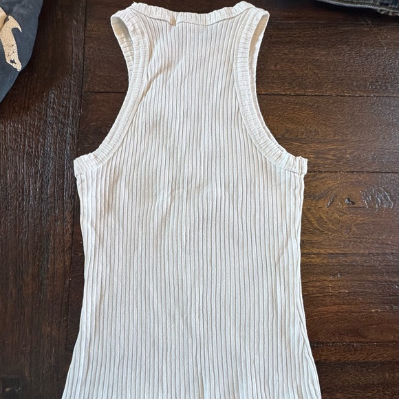 Billabong Ivory Ribbed Tank Top - Picture 2 of 2